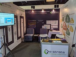 e-strats booth from ITCN Asia